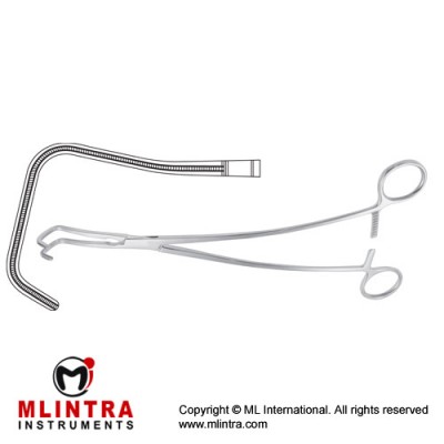 Uro-Tangential Atrauma Tangential Forcep Fig. 2 Stainless Steel, 27 cm - 10 3/4"